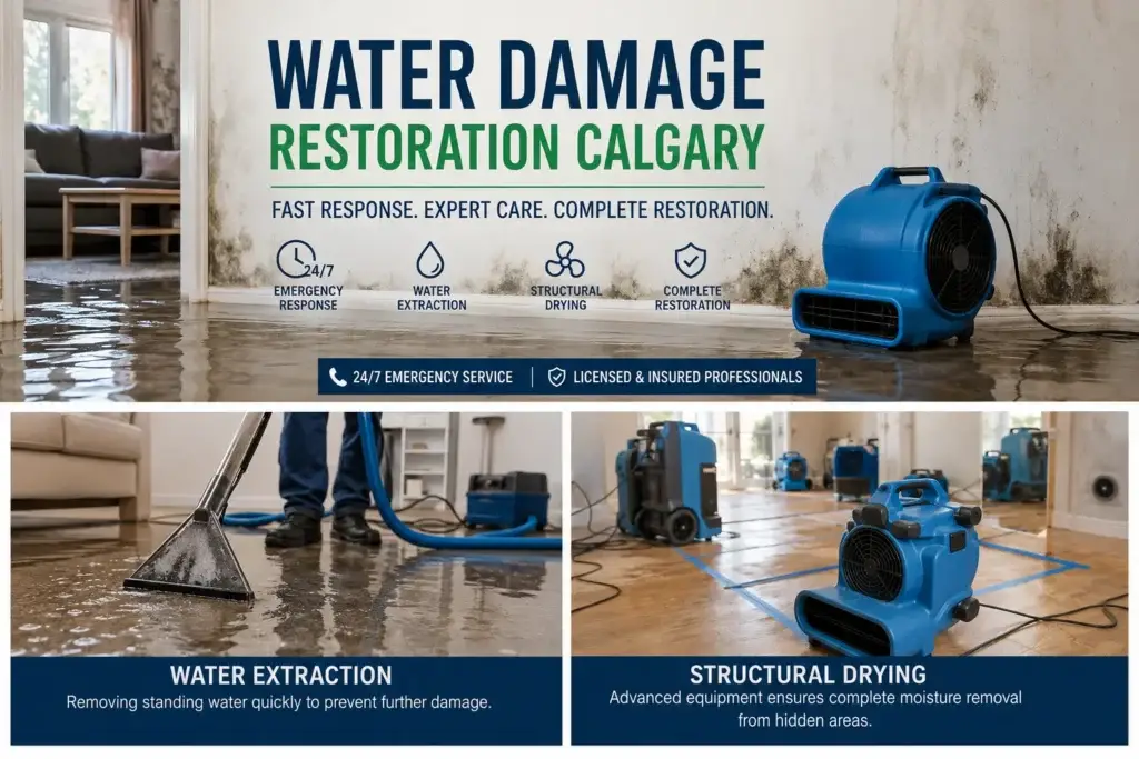 Water Damage Restoration Calgary