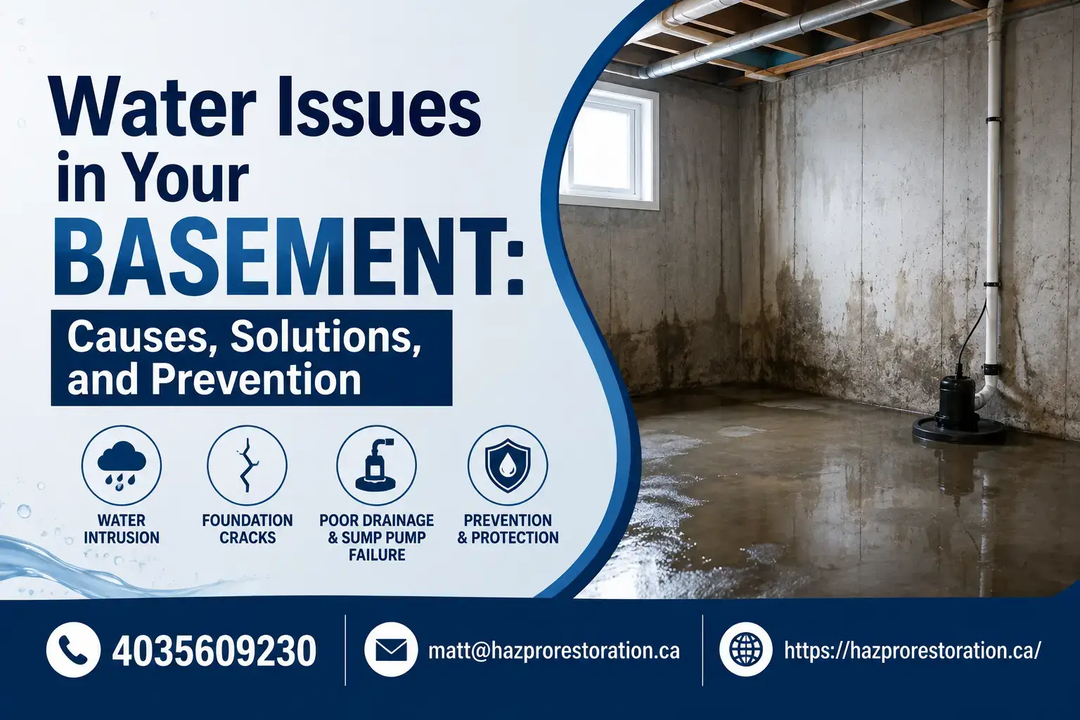 Water Issues in Your Basement