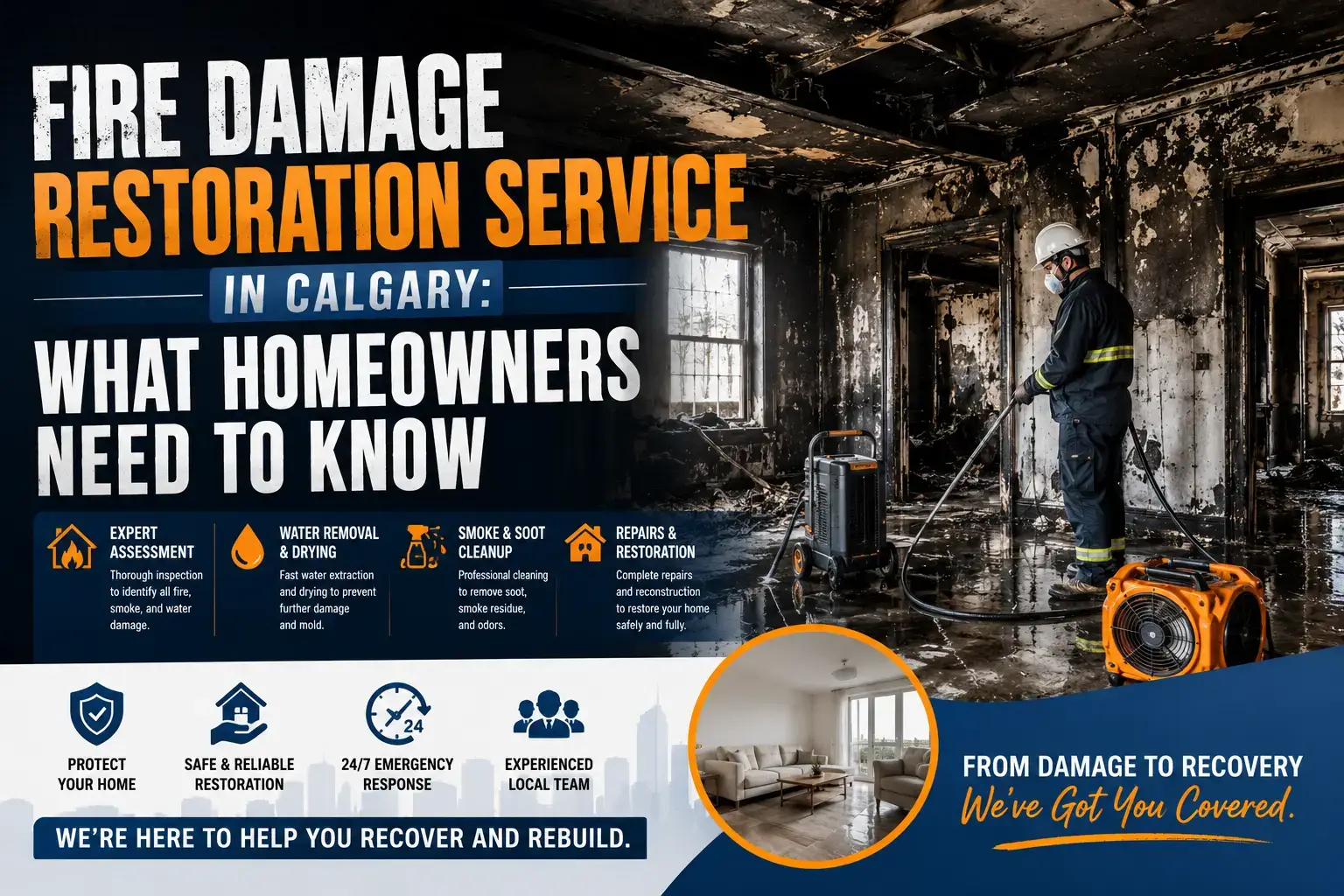 Fire Damage Restoration Service in Calgary