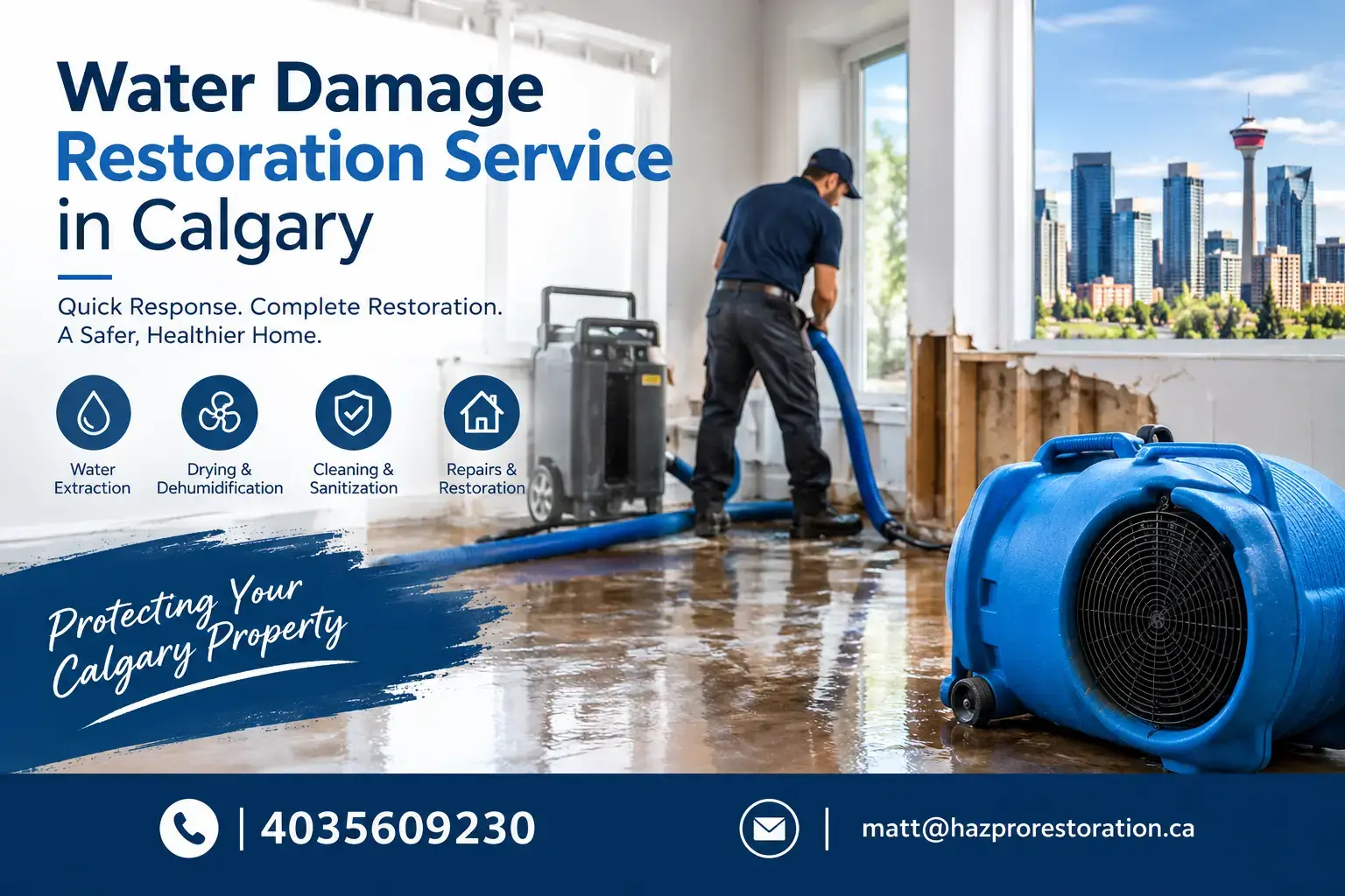 Water Damage in calgary
